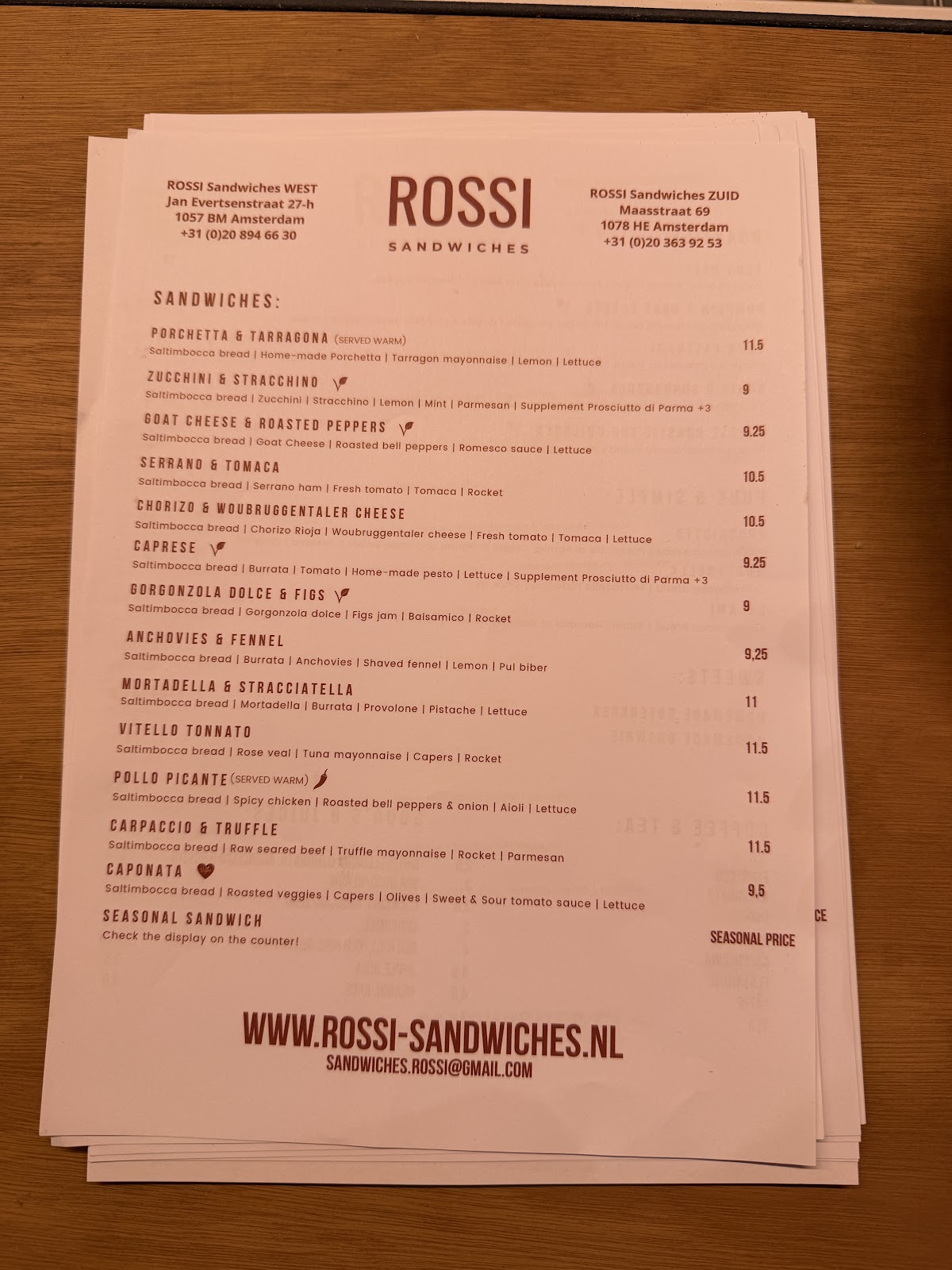 ROSSI Sandwiches — photo 5